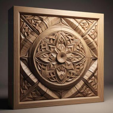 Patterns and decorations Geometric 2 3d model